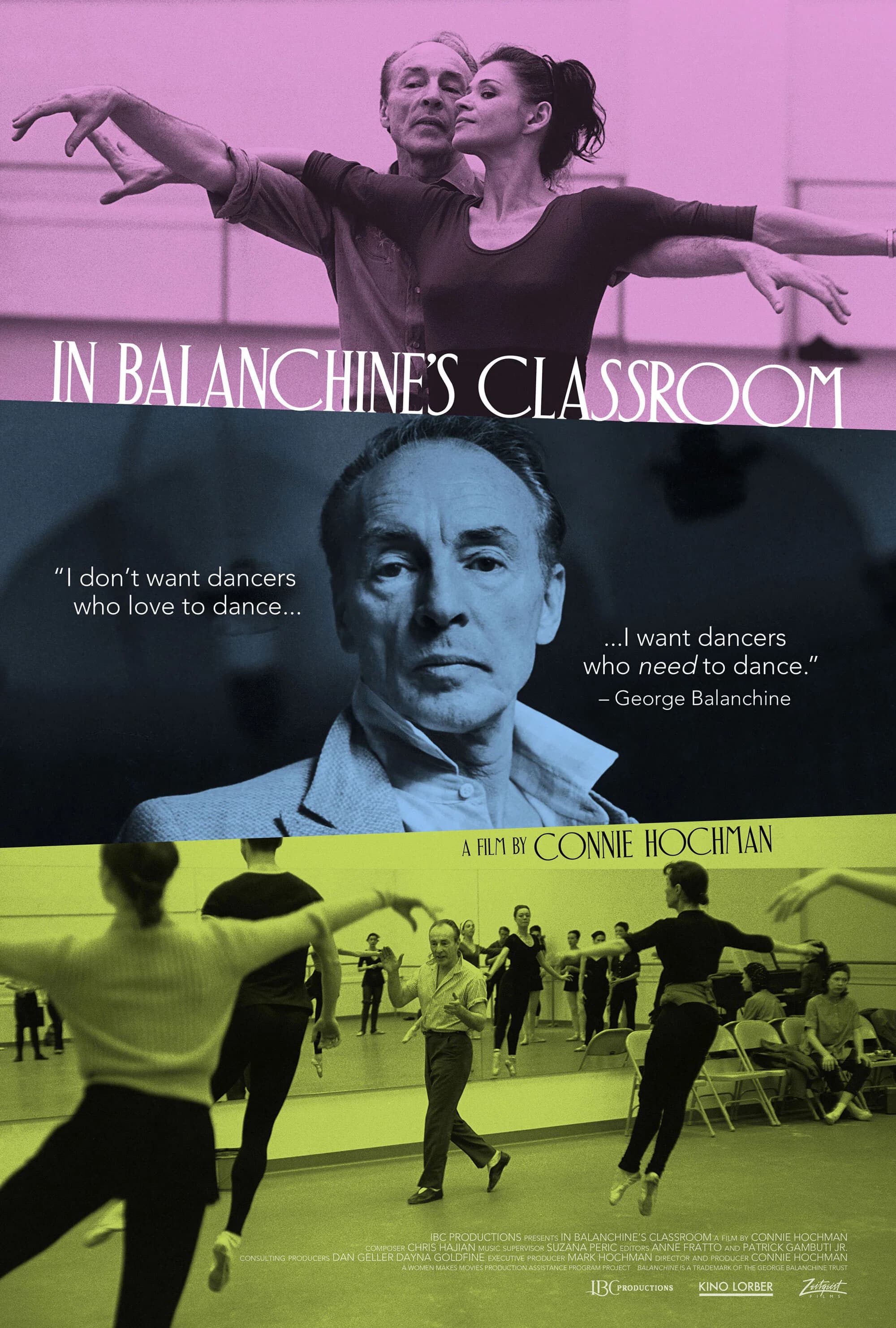 Poster for In Balanchine's Classroom