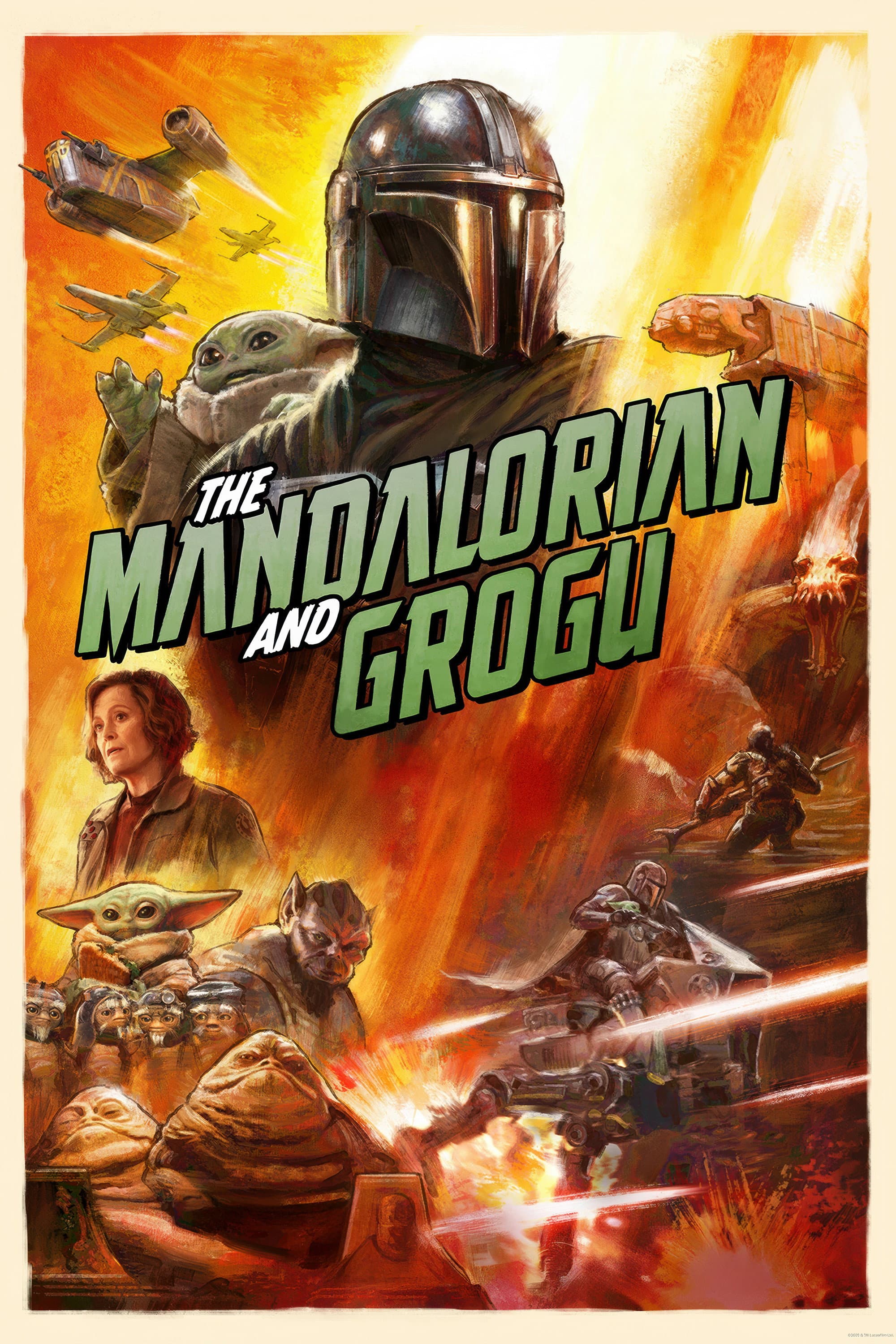 Poster for Star Wars: The Mandalorian and Grogu