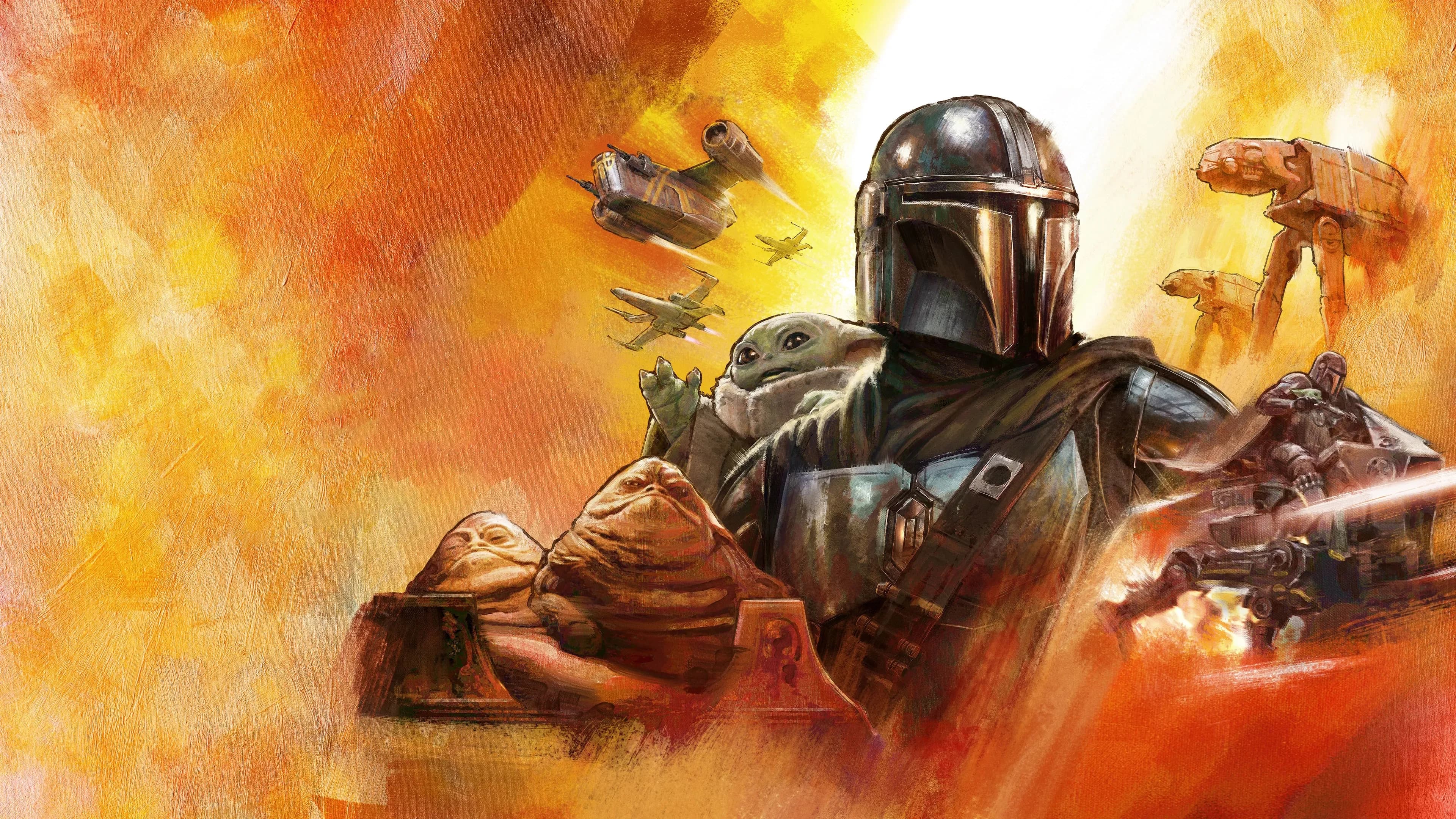 Backdrop for Star Wars: The Mandalorian and Grogu