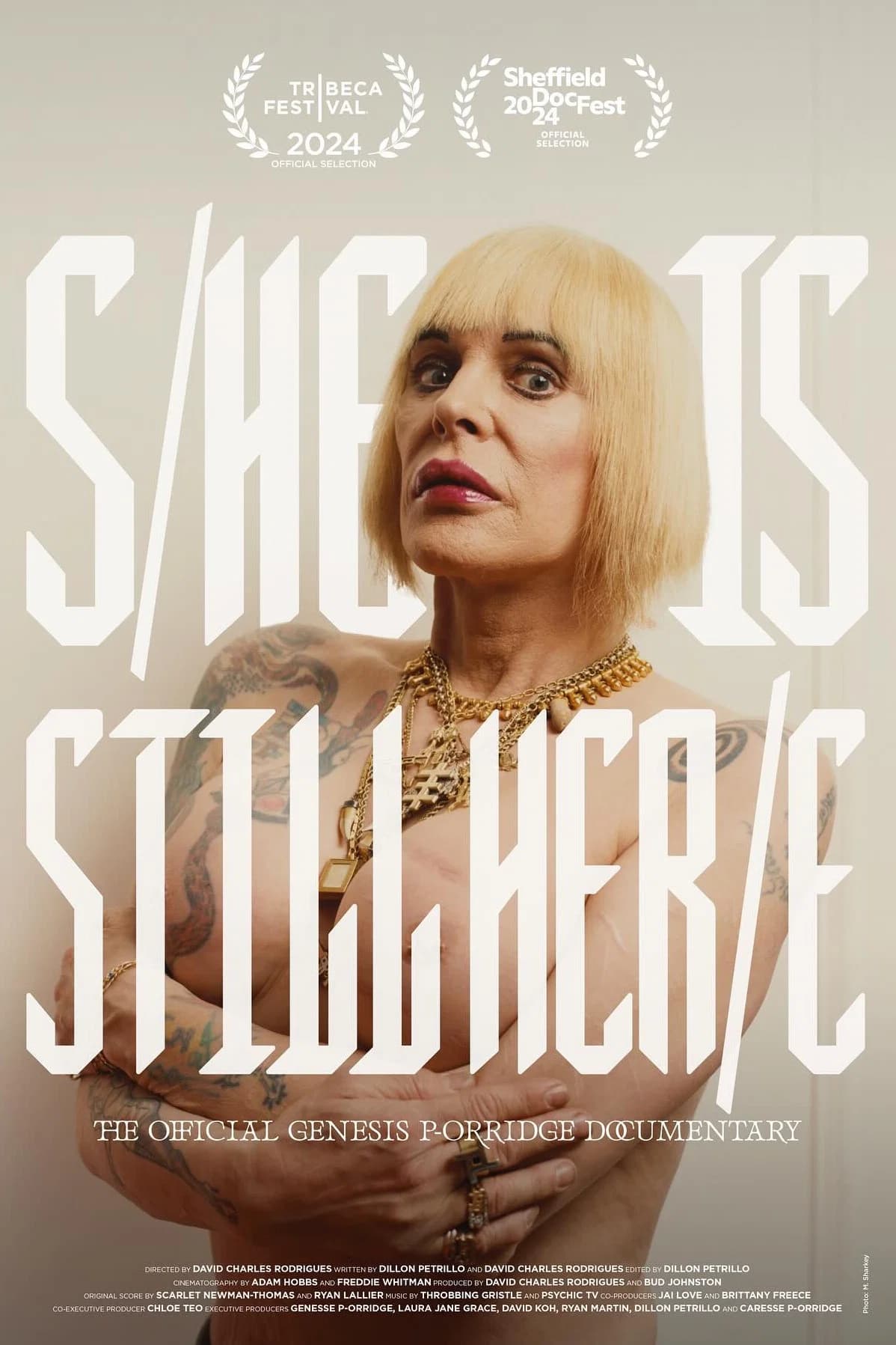 Poster for S/He Is Still Her/e: The Official Genesis P-Orridge Documentary