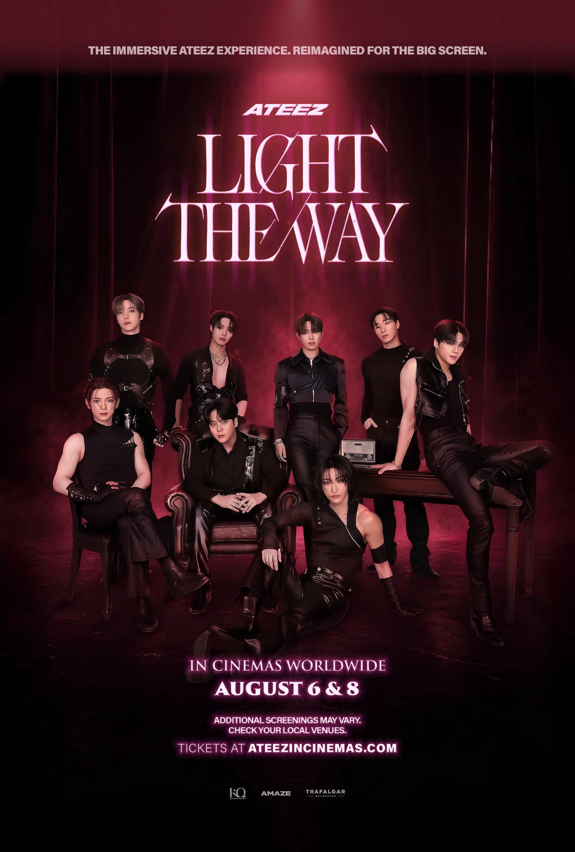 Poster for ATEEZ: LIGHT THE WAY IN CINEMAS