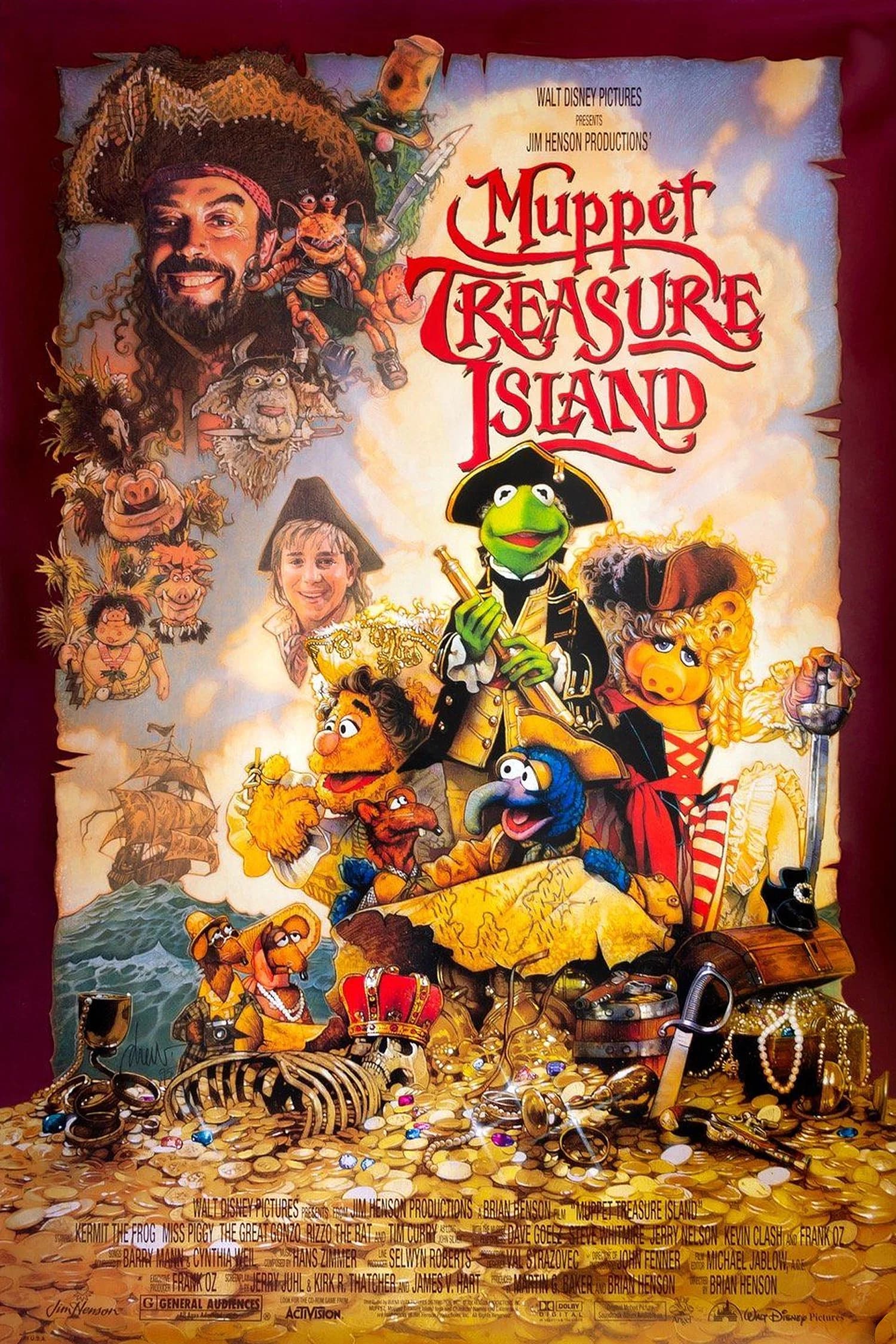 Poster for Muppet Treasure Island
