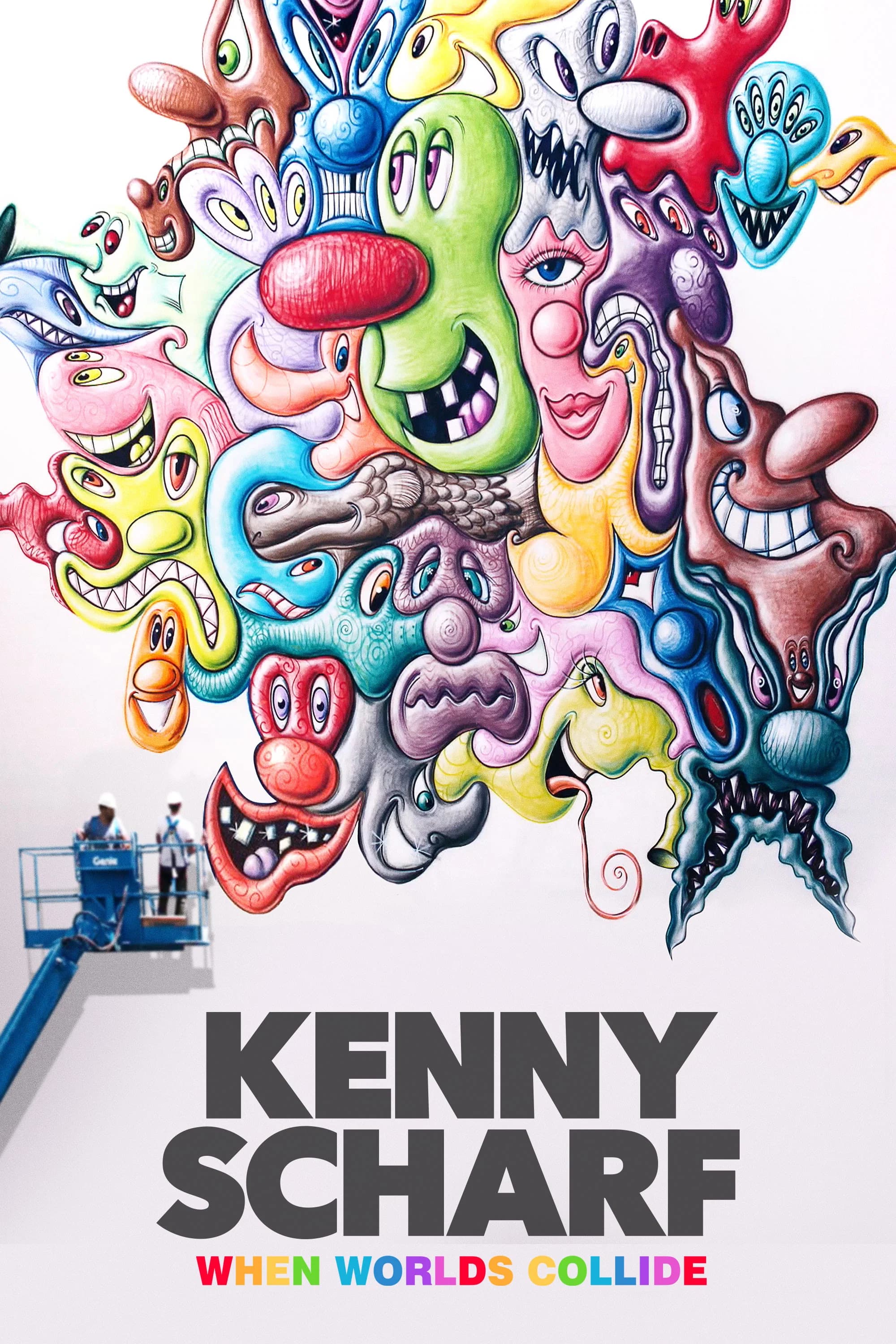Poster for Kenny Scharf: When Worlds Collide