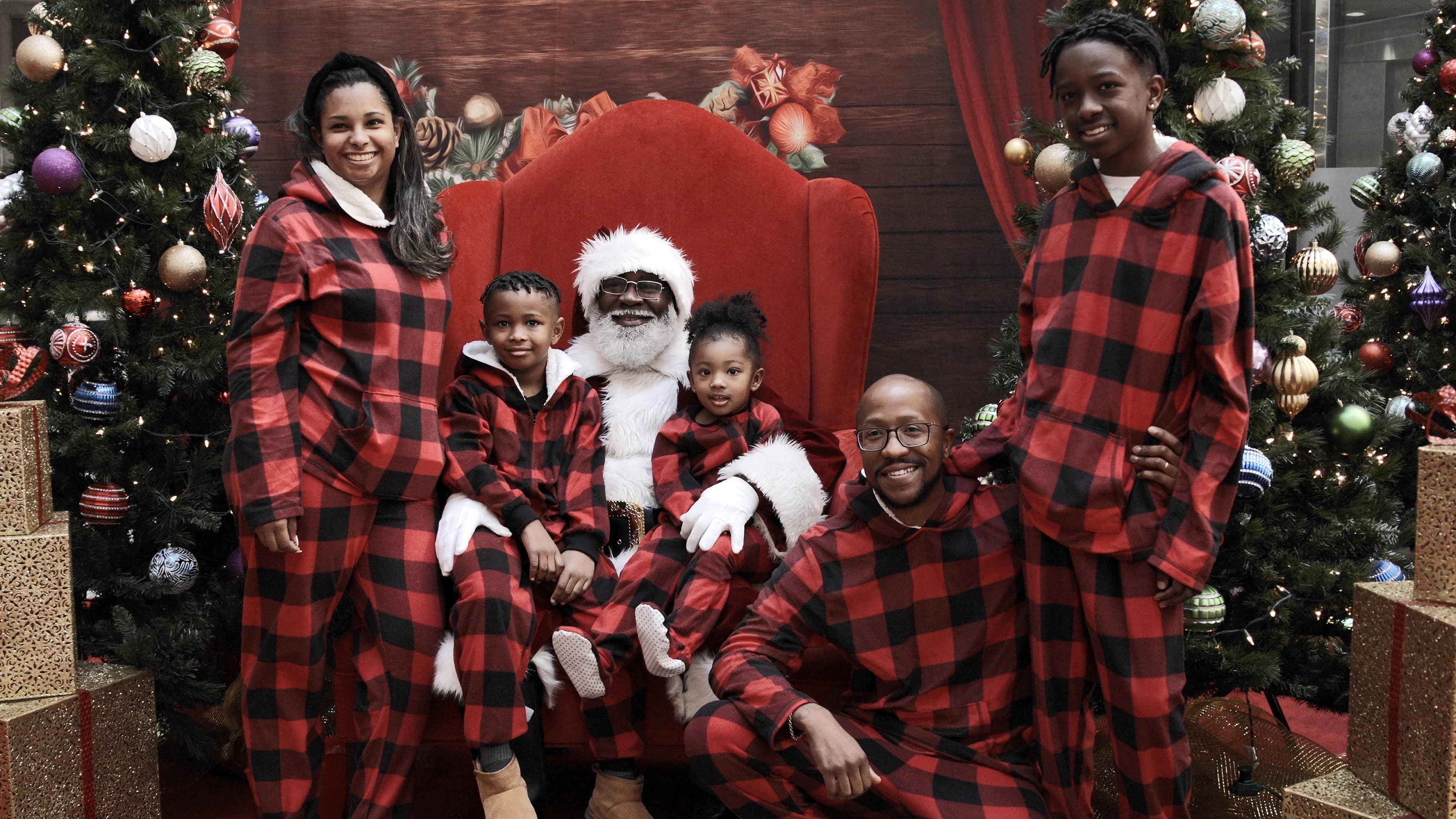 Backdrop for American Santa