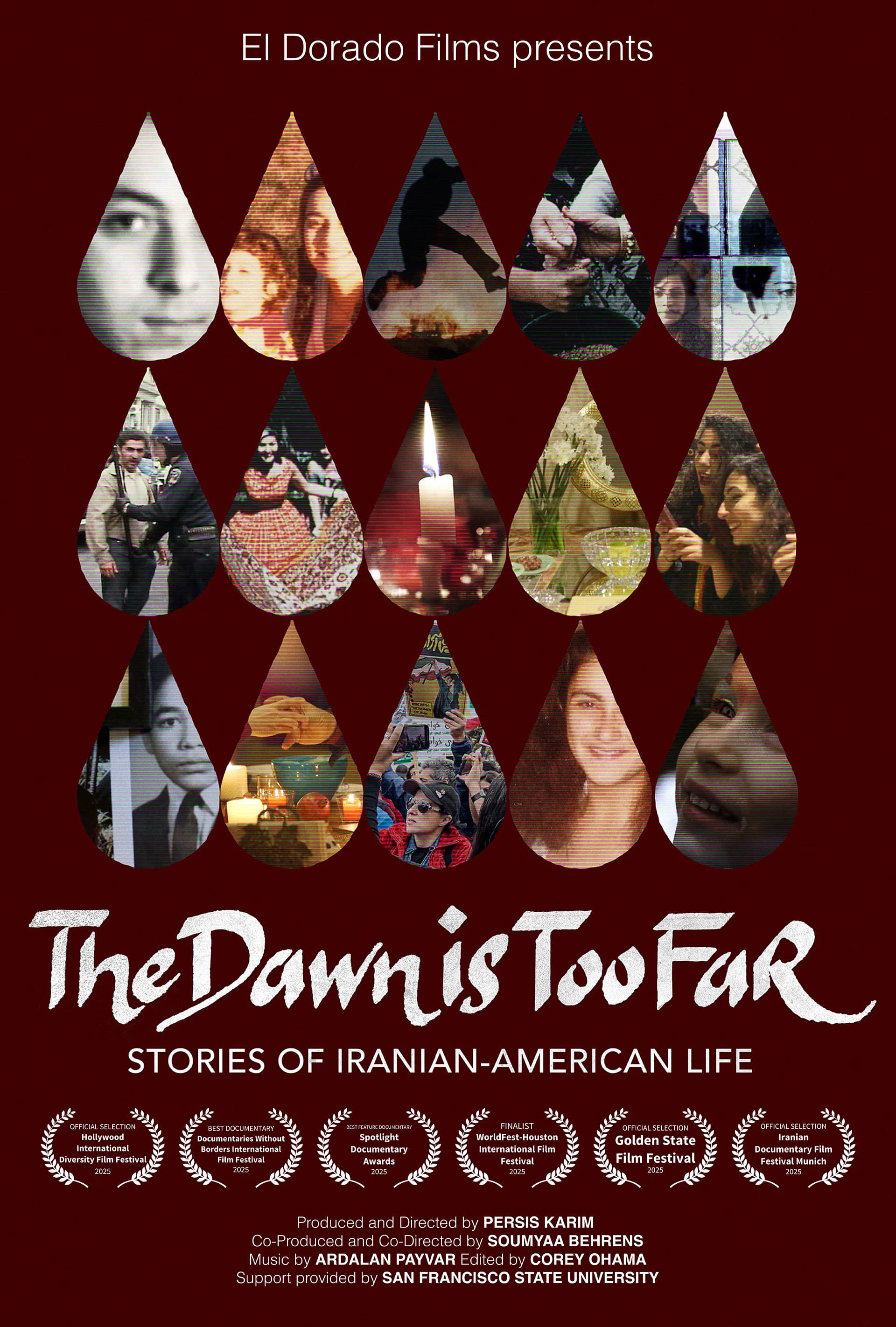 Poster for The Dawn is Too Far: Stories of Iranian-American Life
