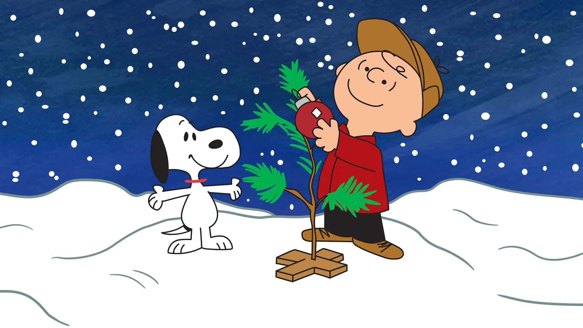 Backdrop for A Charlie Brown Christmas