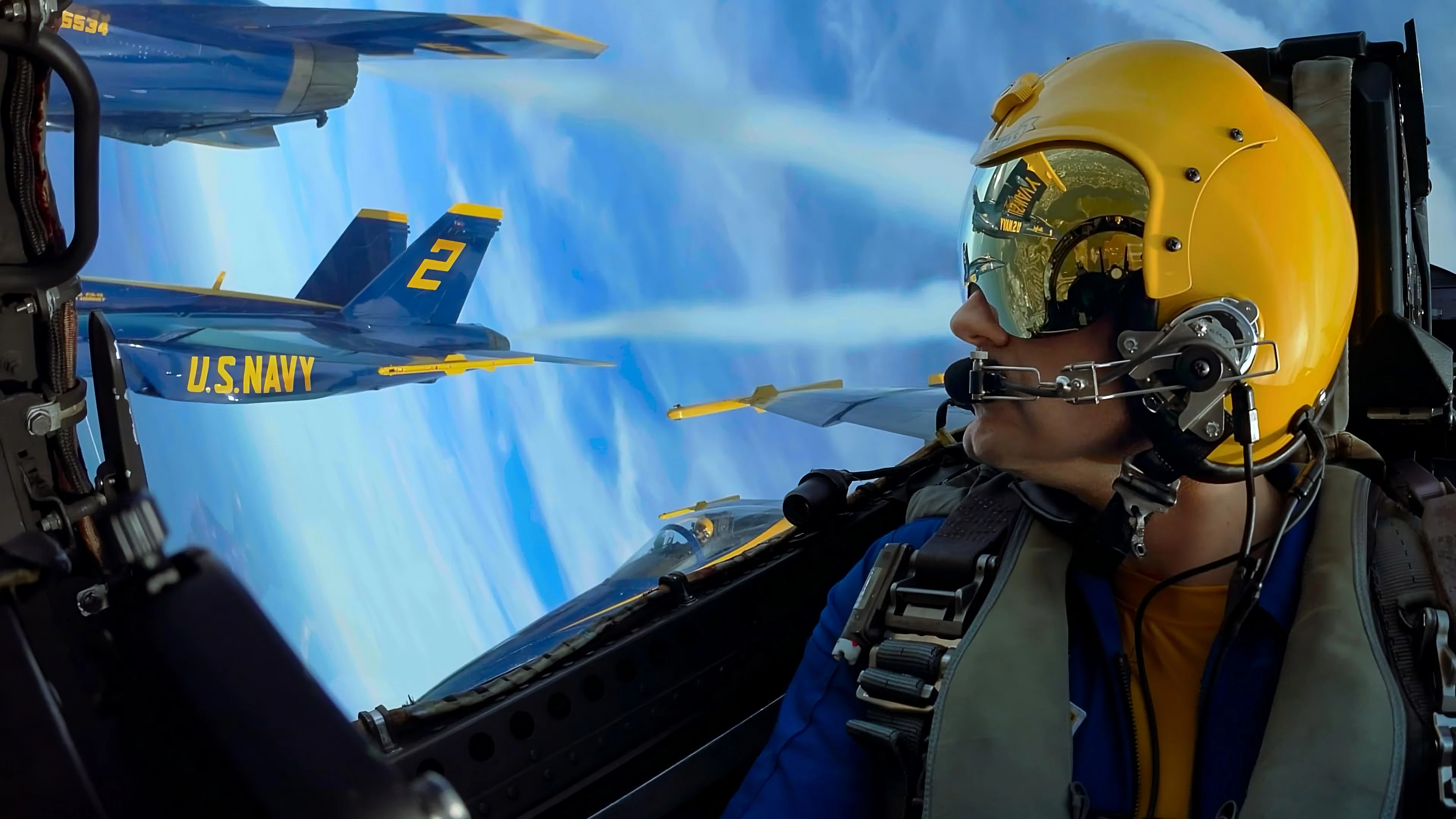 Backdrop for The Blue Angels