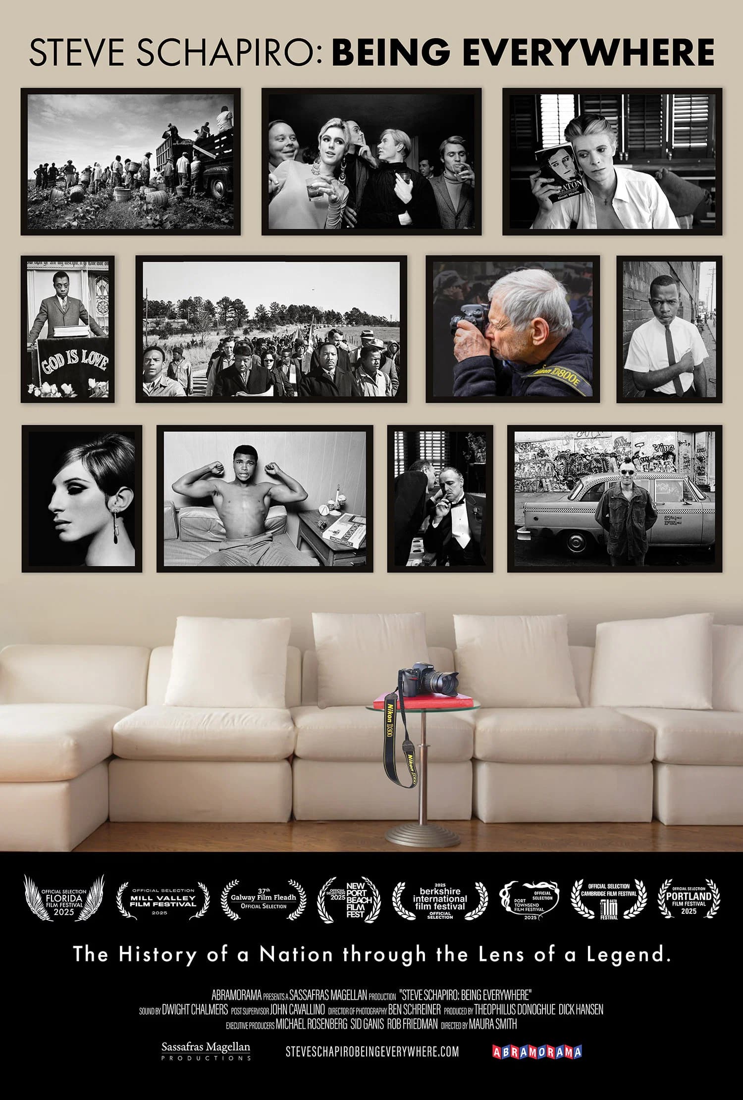 Poster for Steve Schapiro: Being Everywhere