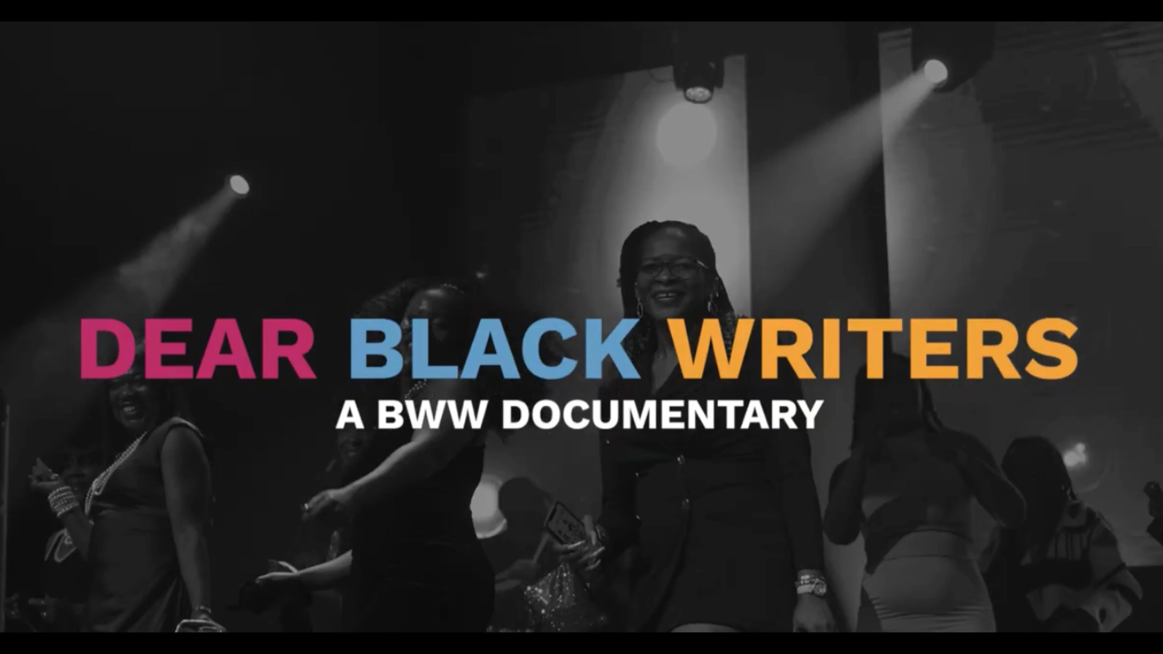 Backdrop for Dear Black Writers