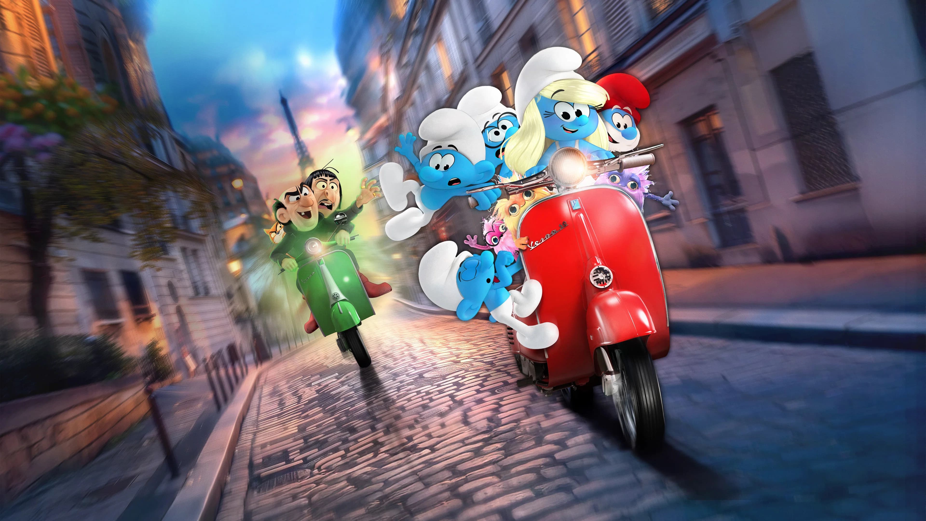 Backdrop for Smurfs