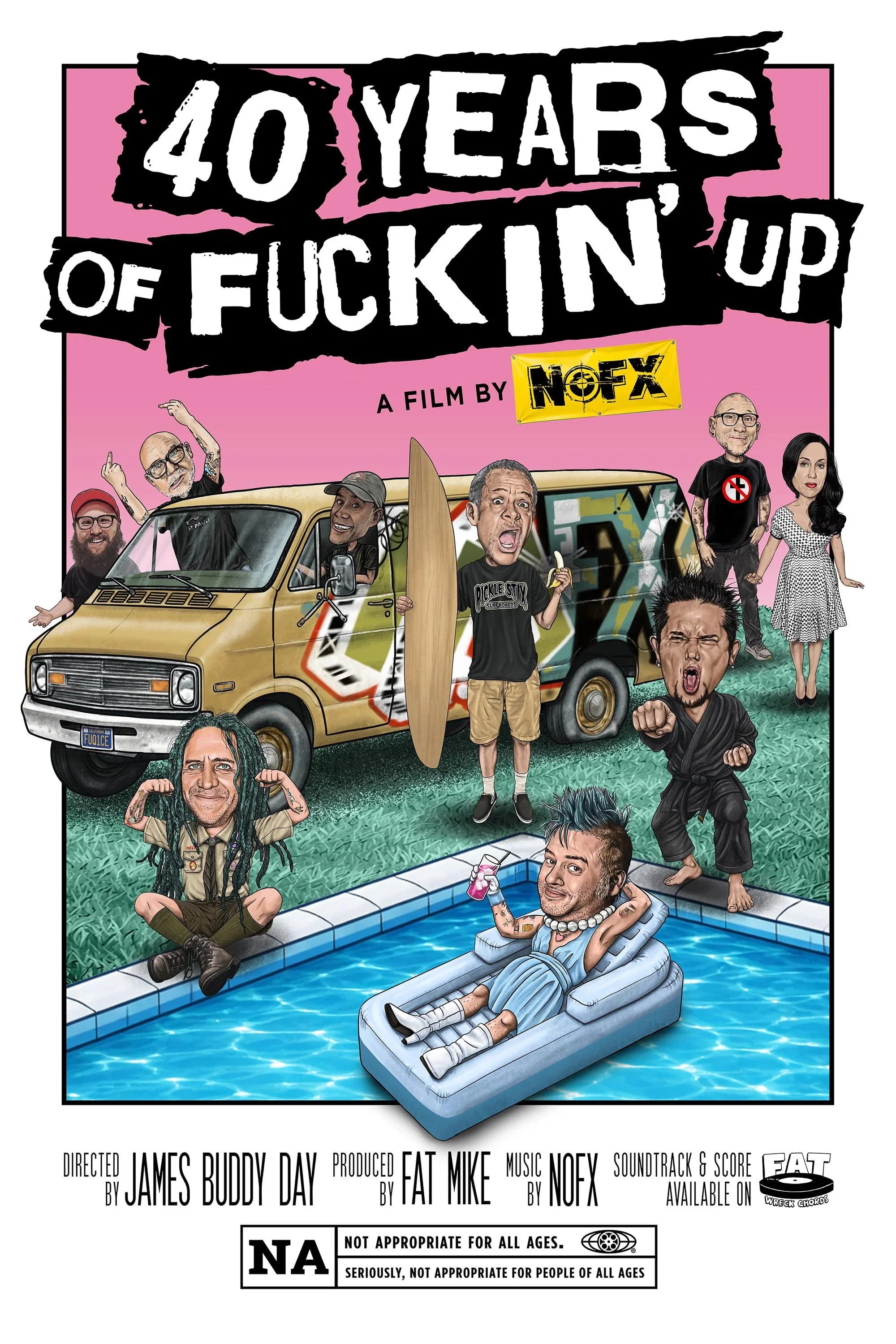 Poster for 40 Years of Fuckin' Up