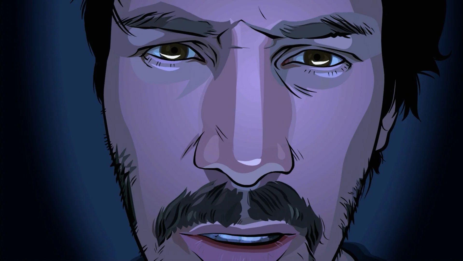 Backdrop for A Scanner Darkly