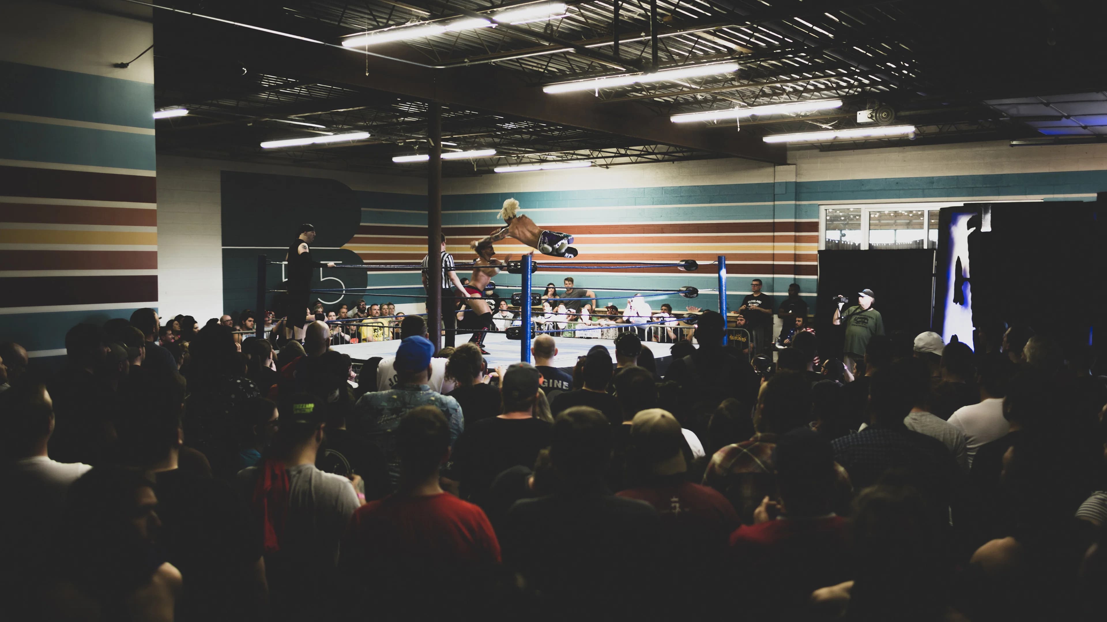 Backdrop for Slowburn Shoot: An Indie Wrestling Story