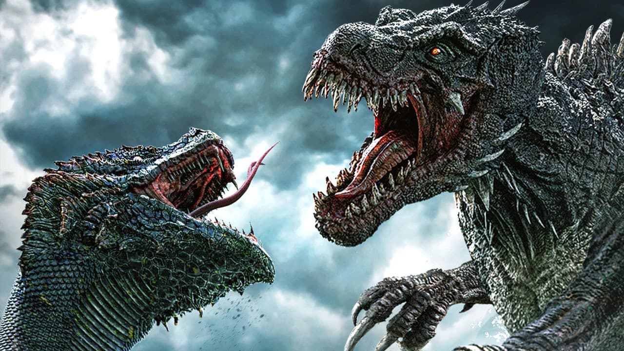 Backdrop for Snake 3: Dinosaur vs. Python