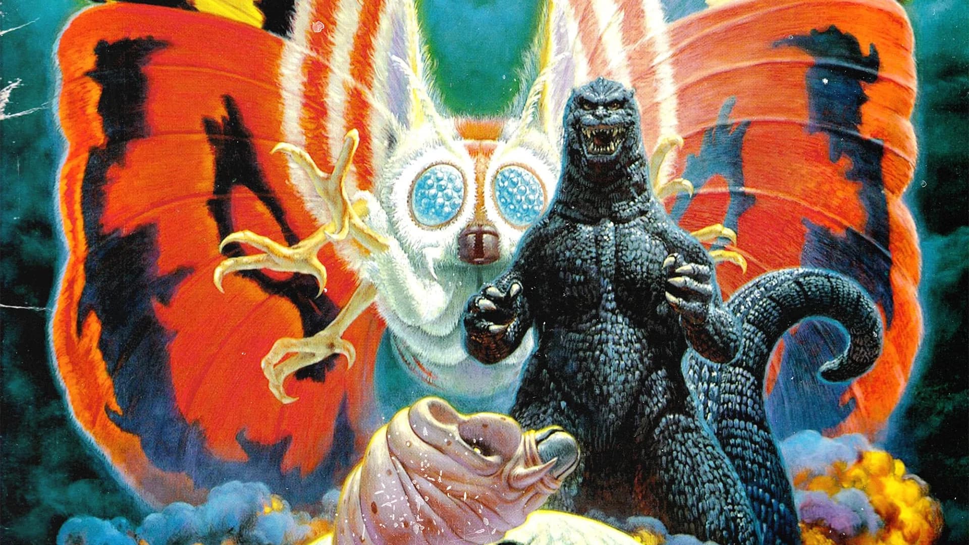 Backdrop for Godzilla vs. Mothra