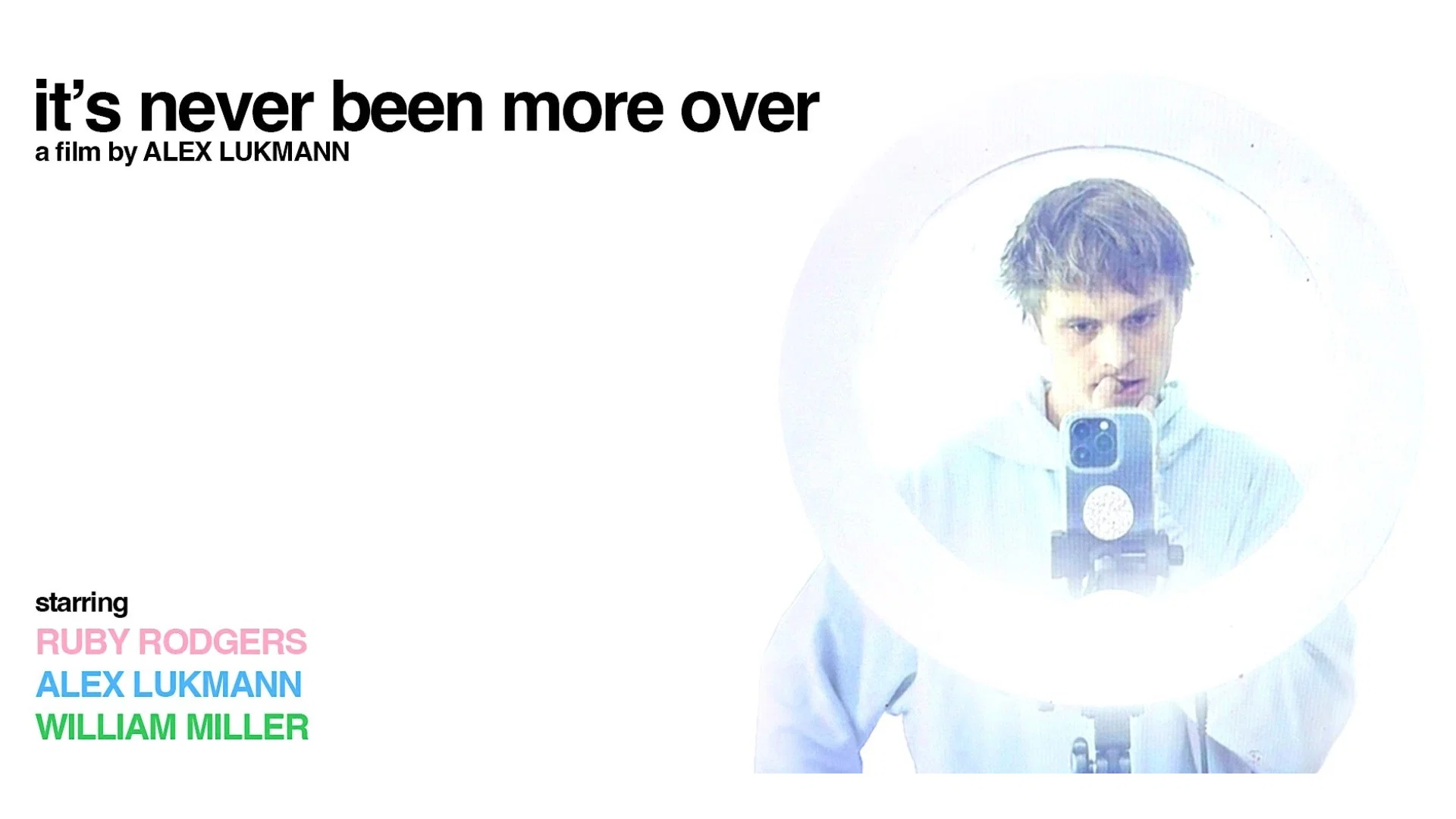 Backdrop for It's Never Been More Over