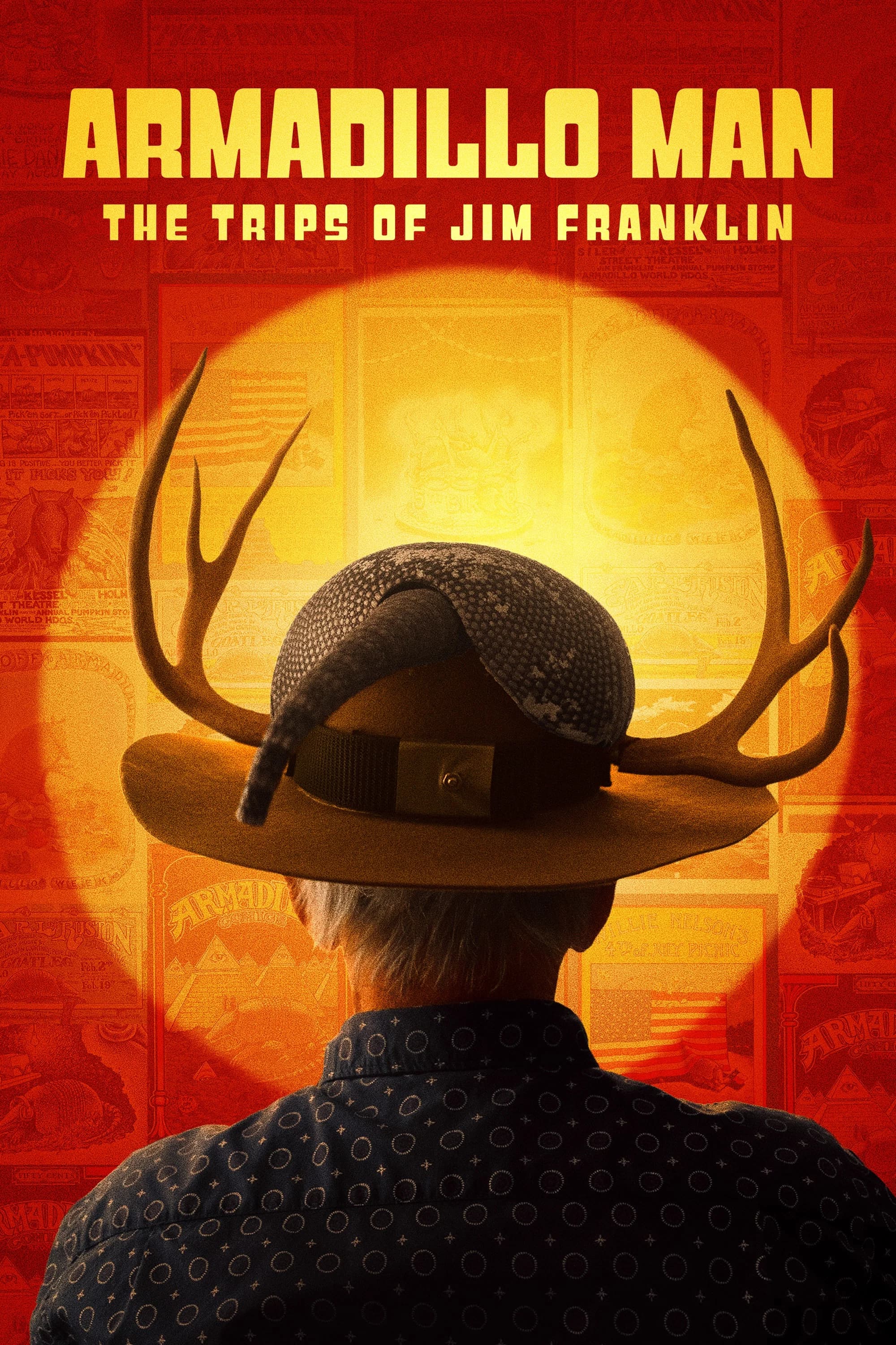 Poster for Armadillo Man: The Trips of Jim Franklin