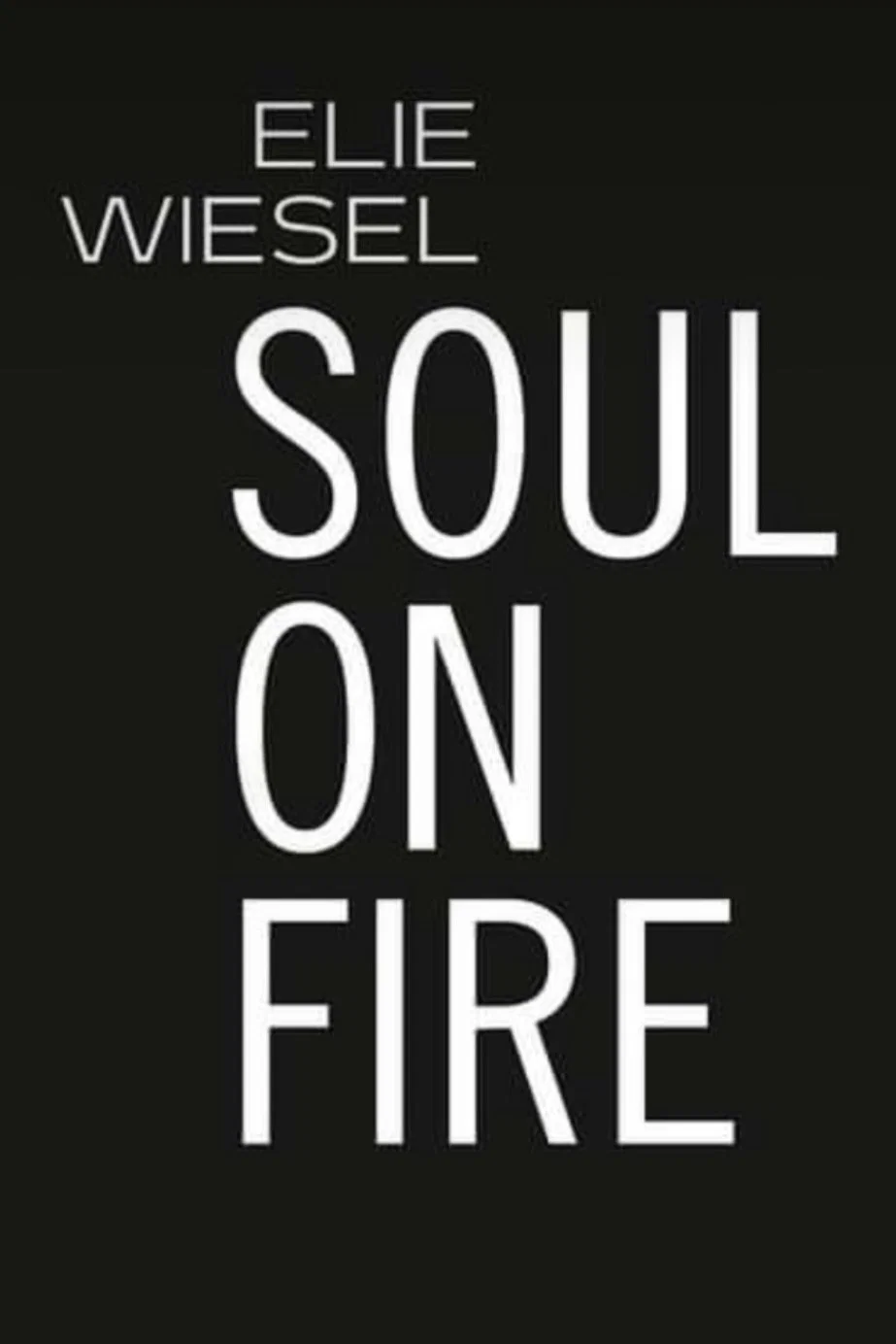 Poster for Elie Wiesel: Soul on Fire