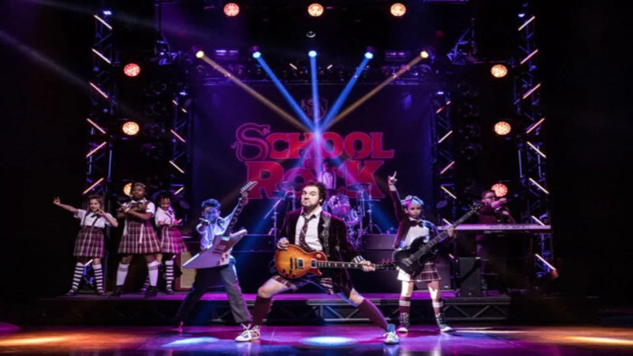 Backdrop for School of Rock: The Musical
