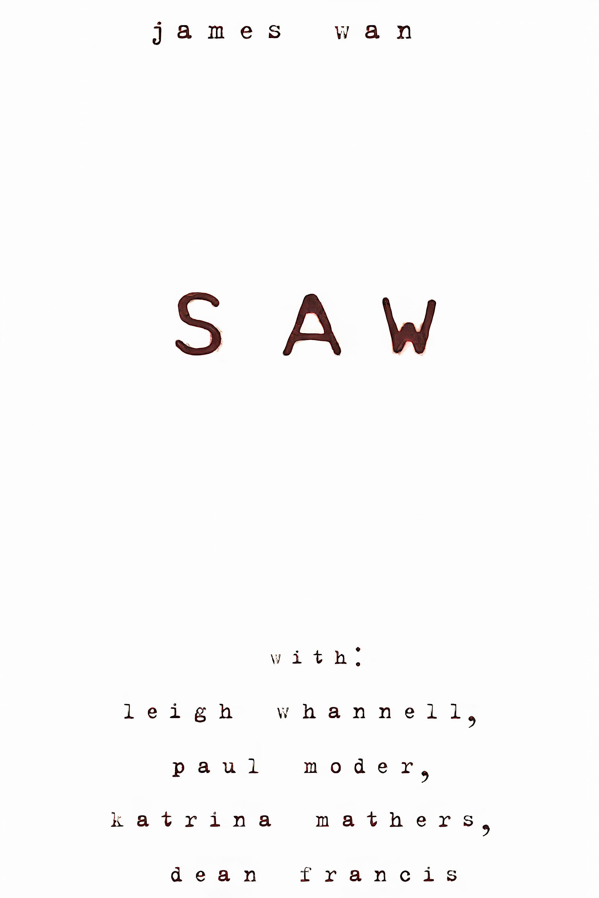 Poster for Saw