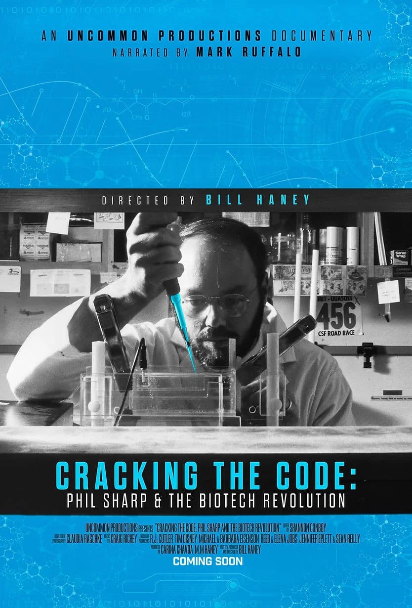 Poster for Cracking the Code: Phil Sharp and the Biotech Revolution